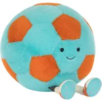 Jellycat Gosedjur - 19 cm - Fotboll med roliga mönster - - One Size - Gosedjur