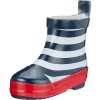 Playshoes Gummistövel marinblå / blodröd / vit