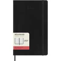 Moleskine Classic Soft 12M Daily Large Svart 2027