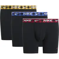 Nike Boxershorts Essential Cotton Stretch 3-pack - Svart/Röd/Blå/Gul, storlek Large