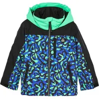 Quiksilver - Skidjackor barn - Little Mission Kids Jacket Bubble Form Kids Spring Bouquet för Unisex - Barnstorlek 3 år - Blå