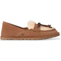 Ugg för kvinnor. 1182151 Loafers i skinn Zora Loafer brun (41), Hud, Karta, Ingen, Casual
