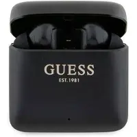 GUESS Bluetooth-hörlurar GUTWSSU20ALEGK TWS + dockningsstation svart/svart Tryckt logotyp