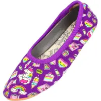 Beck Ballerina 'Candy' gul / ljusgul / lila / rosa