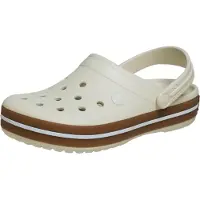 Crocs - Sandaler och flip-flops - Crocband Gum Clog Summit White för Unisex - Storlek 37-38 - Beige