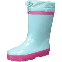 Playshoes Gummistövel turkos / mörkrosa
