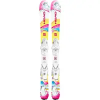 Head - Skidpaket (skidor + bindning) - Unicorn + JRS 4.5 GW CA 2027 för UnisexUll - Barnstorlek 77 cm - Rosa