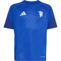 Adidas T-Shirt - MUFC EU - Royblu - - 16 år (176) - T-shirt