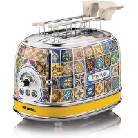 Ariete 0155/0P, 2 skivor, Blå, Gul, Metall, 810 W, 220-240 V, 50/60 hz