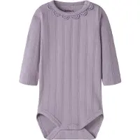 Name it Body l/ä - NbfOlene - Arvegods Lilac - - 74 - Body L/Ä
