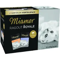 Miamor Ragout Royale Multibox 12 x 100 g kalkon, lax, vilt i gelé
