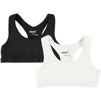 Molo Topp - Jade - 2-pack - Svart/Vit - - 9-10 år (134-140) - Underkläder