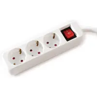 Value 19.99.1078 Förgreningsdosa med brytare Vit Skyddskontakt 1 st