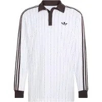 Adidas Originals Pinstripes Pikétröja med långa ärmar, storlek XX-Large