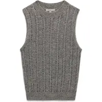 GUESS Broderad topp 'CECILIA' grå / silver