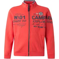 CAMP DAVID Sweatjacka marinblå / korall