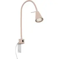 Briloner Vägglampa Tuso, beige, justerbar, montering vid sängen, GU10 Tuso, Creme / bärnsten, Sovrum, Metall, Modern, LED-vägglampa, vägglampa inomhus