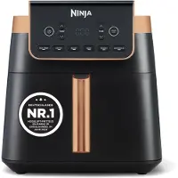 Ninja AF180EU, Varmluftsfritös, 6,2 l, 40 ° C, 240 ° C, Single, Svart