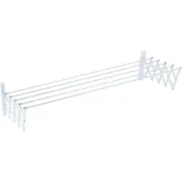Sauvic 130 Cm Plastbelagd Utdragbar Tvättlina