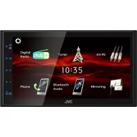 JVC KWM180DBT Bilmediaspelare Dubbel-DIN Bluetooth, DAB+ Tuner, Anslutning för backkamera, Anslutning för rattfjärrkontroll