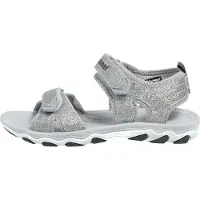 Hummel Sandaler - HMLGlitter Jr - Silver m. Glitter - - 38 - Sandal
