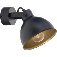 Sigma Vägglampa justerbar väggarmatur 32264 för sovrum loftstil svart