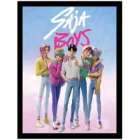 Pyramid K-Pop Demon Hunters: (Saja Boys) Framed Collector Print