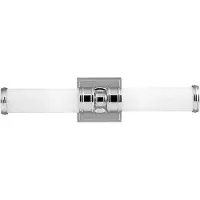 FEISS Vägglampa Payne, dimbar, Förkromad / silver, Badrum, Glas, Vägglampa, sänglampa, sänglampa vägg