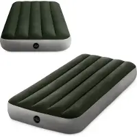 Intex 64106 COT DURA-BEAM PRESTIGE DOWNY AIRBED Uppblåsbar säng (L x B x H) 191 x 76 x 25 cm Grå