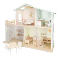 Woomax 2 Floors Wooden House Docka