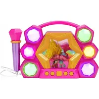 EKids BoomBox Bluetooth-högtalare med mikrofon karaoke 2-i-1 Trolls Poppy / TR-115.UEMv23M