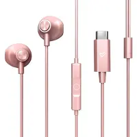 Energy Sistem EasyPods Headphones Wired In-Ear Music/Weekday USB Type-C Rose Gold