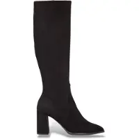 Wonders för kvinnor. M-5441 Läderstövlar Cervojet svart (39), Tyg, 3 till 5 cm, Zip, Casual