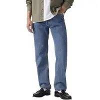 Levi's Herr Jeans 505 Regular Fit - Medium Stonewash, 34W x 32L, Stor och Lång