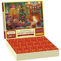 Usorteret PUZZLES Merry Christmas Advent Puzzle 1008 pcs