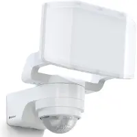 Steinel Utomhus vägglampa med rörelsesensor XLED PRO Expanse SC, Vitt / opal, Syntetmaterial, Modern