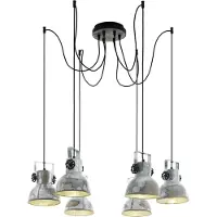 Eglo BARNSTAPLE klusterlampa 6L antik brun