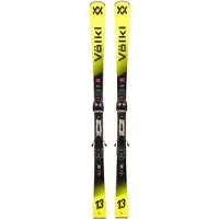 Völkl - Skidpaket (skidor + bindning) - Racetiger SL + rMotion-T 12 Red 2027 för UnisexUll - Storlek 165 cm - Gul