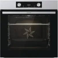 Gorenje Essential BO6735E02X - Ugn - inbyggd - fördjupning - bredd: 56 cm - djup: 55 cm - höjd: 59 cm - med självrengöring - Klass A - rostfritt stål