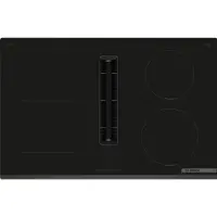 Bosch Serie 4 PVS831B16E induktionshäll 80 cm med ventilationssystem, svart