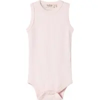 MarMar Body u/ä - Rib - Ärmlös - Noos - Rosa - - 74 - Body U/Ä