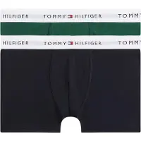 Tommy Hilfiger 2 Pack Signature Logo Waistband Trunks