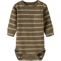 Lil´ Atelier Lil' Atelier Body l/ä - NbmOby - Teak/Turturduva - - 74 - Body L/Ä