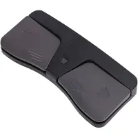 Konnwei Trådlös Sidvändarpedal Ergonomisk Design Bärbar Fotpedal Musiksidvändare Surfplattor Telefoner Svart black