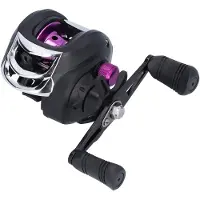 KAISAI Fiskerulle Baitcasting 18+1 Kullager 7.2:1 Utväxling Magnetisk Bromsning Fiskehjul(LK201 Svart Lila Vänsterhand ) black