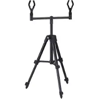 KAISAI Höjdjusterbart Fiskespön Stativ Teleskopiskt Aluminiumlegering Fiskespöhållare RP135 1 S black