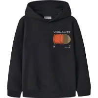 Name it Sweatshirt 'NKMNIGO' blå / stone / mörkorange / svart