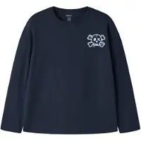 Name it T-shirt 'NKMOLLE' marinblå / ljusblå / lila / vit