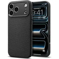 Spigen Liquid Air-fodral för iPhone 18 Pro / 17 Pro – matt svart