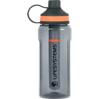 LifeSystems Water Filter Purifier Bottle 1 L Black/orange